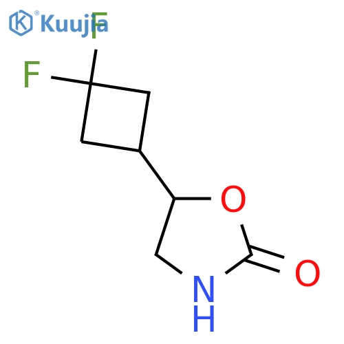 5-(3,3-difluorocyclobutyl)-1,3-oxazolidin-2-one structure
