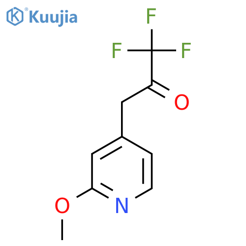 1,1,1-trifluoro-3-(2-methoxypyridin-4-yl)propan-2-one structure