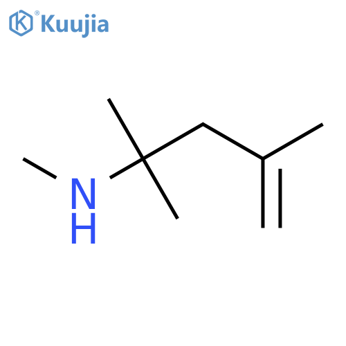 (2,4-dimethylpent-4-en-2-yl)(methyl)amine structure