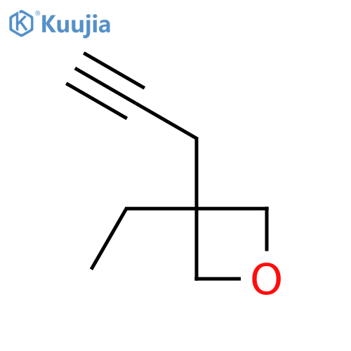 3-ethyl-3-(prop-2-yn-1-yl)oxetane structure