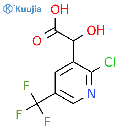 2-2-chloro-5-(trifluoromethyl)pyridin-3-yl-2-hydroxyacetic acid structure