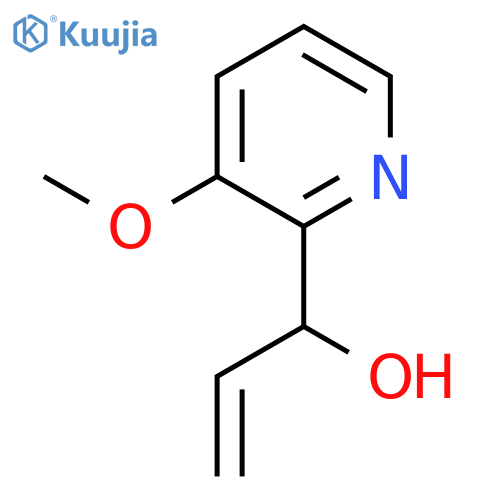 1-(3-methoxypyridin-2-yl)prop-2-en-1-ol structure