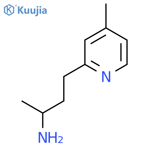 4-(4-methylpyridin-2-yl)butan-2-amine structure