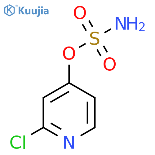 2-chloropyridin-4-yl sulfamate structure