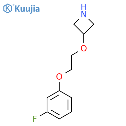 3-2-(3-fluorophenoxy)ethoxyazetidine structure