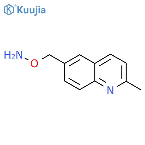 O-(2-methylquinolin-6-yl)methylhydroxylamine structure