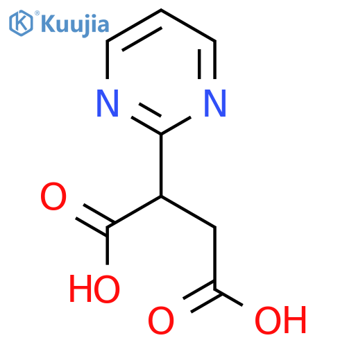 2-(pyrimidin-2-yl)butanedioic acid structure