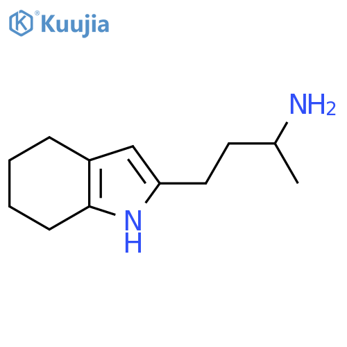 4-(4,5,6,7-tetrahydro-1H-indol-2-yl)butan-2-amine structure