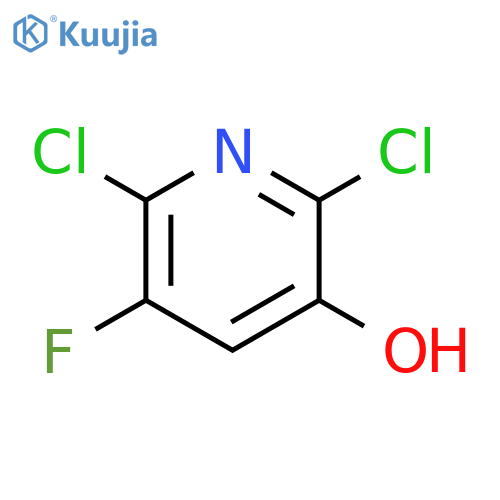 2,6-dichloro-5-fluoropyridin-3-ol structure