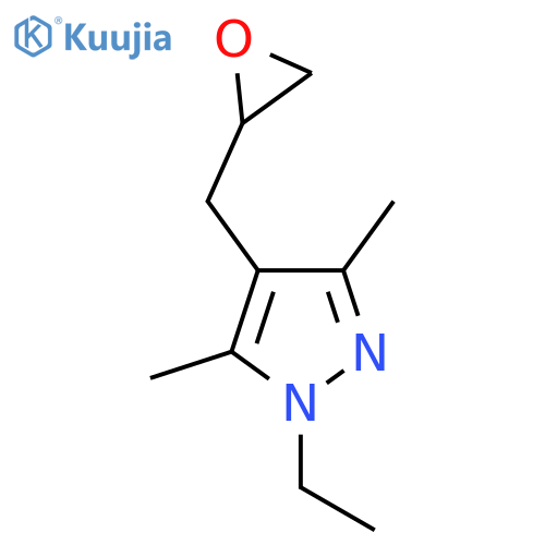 1-ethyl-3,5-dimethyl-4-(oxiran-2-yl)methyl-1H-pyrazole structure