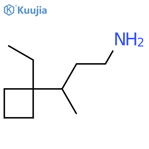 3-(1-ethylcyclobutyl)butan-1-amine structure