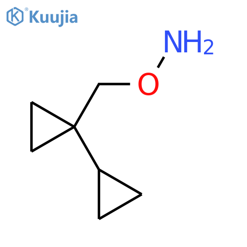 O-(1-cyclopropylcyclopropyl)methylhydroxylamine structure