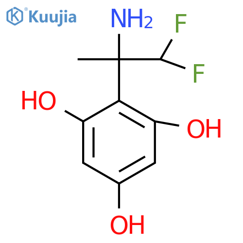2-(2-amino-1,1-difluoropropan-2-yl)benzene-1,3,5-triol structure