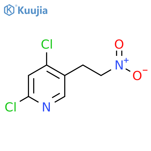 2,4-dichloro-5-(2-nitroethyl)pyridine structure