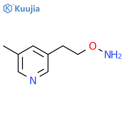O-2-(5-methylpyridin-3-yl)ethylhydroxylamine structure