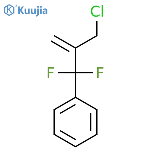 2-(chloromethyl)-1,1-difluoroprop-2-en-1-ylbenzene structure
