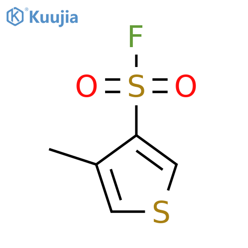 4-methylthiophene-3-sulfonyl fluoride structure