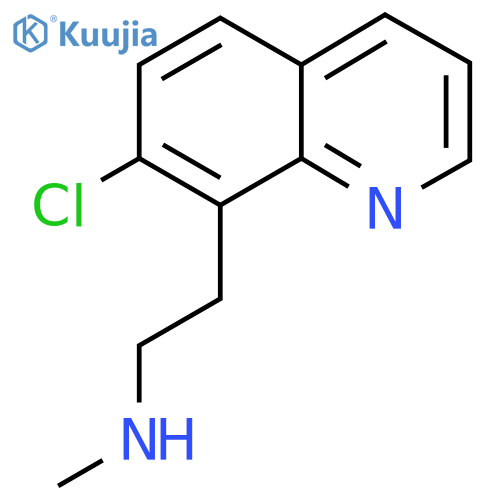 2-(7-chloroquinolin-8-yl)ethyl(methyl)amine structure