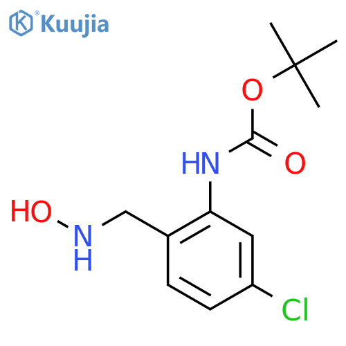 tert-butyl N-{5-chloro-2-(hydroxyamino)methylphenyl}carbamate structure