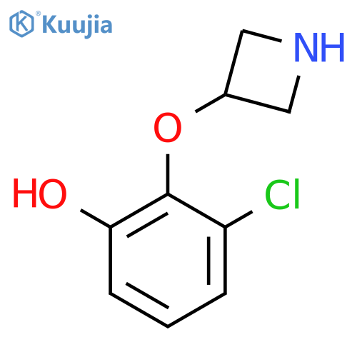 2-(azetidin-3-yloxy)-3-chlorophenol structure