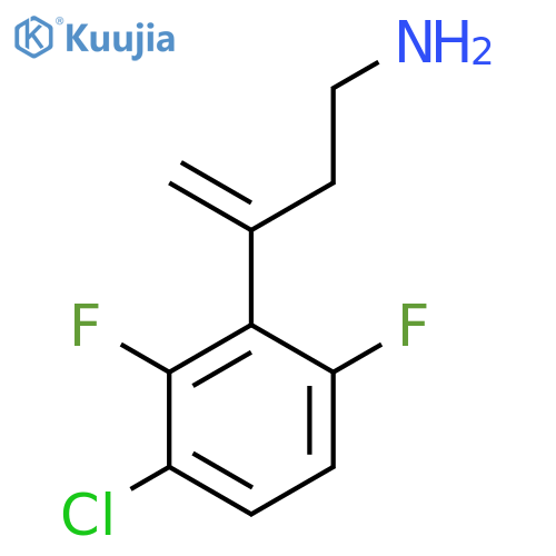 3-(3-chloro-2,6-difluorophenyl)but-3-en-1-amine structure