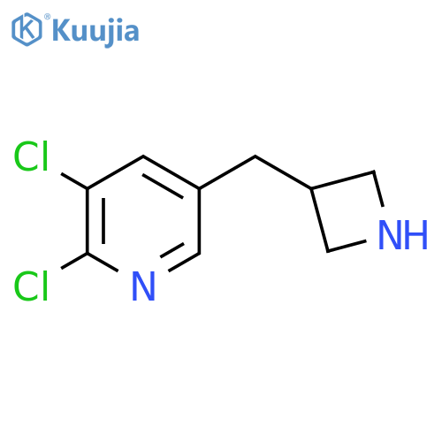 5-(azetidin-3-yl)methyl-2,3-dichloropyridine structure