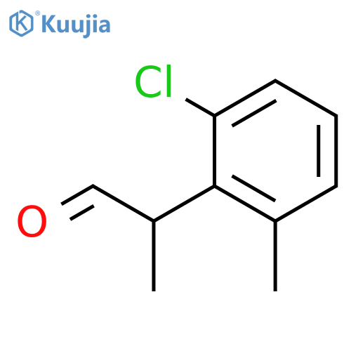 2-(2-chloro-6-methylphenyl)propanal structure