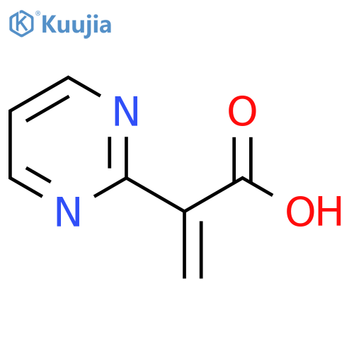 2-(pyrimidin-2-yl)prop-2-enoic acid structure
