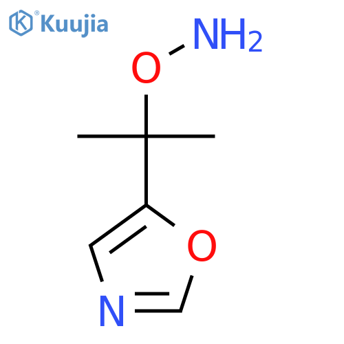 O-2-(1,3-oxazol-5-yl)propan-2-ylhydroxylamine structure