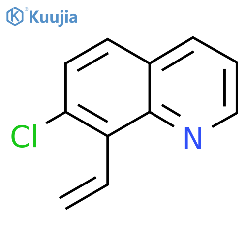 7-chloro-8-ethenylquinoline structure