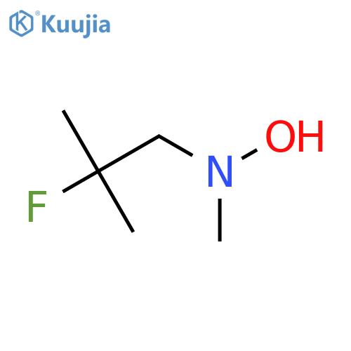 N-(2-fluoro-2-methylpropyl)-N-methylhydroxylamine structure