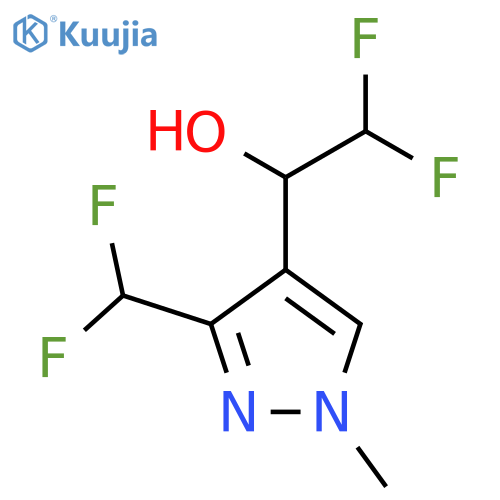 1-3-(difluoromethyl)-1-methyl-1H-pyrazol-4-yl-2,2-difluoroethan-1-ol structure