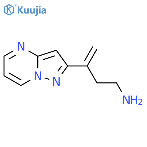 3-{pyrazolo1,5-apyrimidin-2-yl}but-3-en-1-amine structure