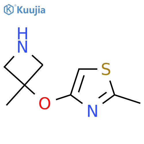 2-methyl-4-(3-methylazetidin-3-yl)oxy-1,3-thiazole structure