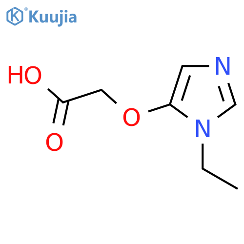 2-(1-ethyl-1H-imidazol-5-yl)oxyacetic acid structure