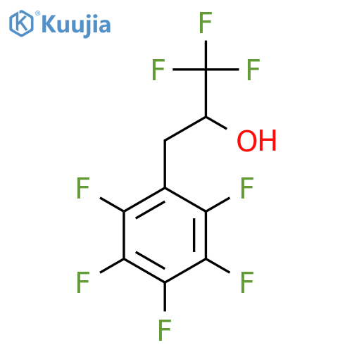 1,1,1-trifluoro-3-(pentafluorophenyl)propan-2-ol structure