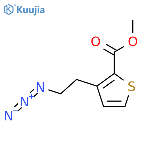 methyl 3-(2-azidoethyl)thiophene-2-carboxylate structure