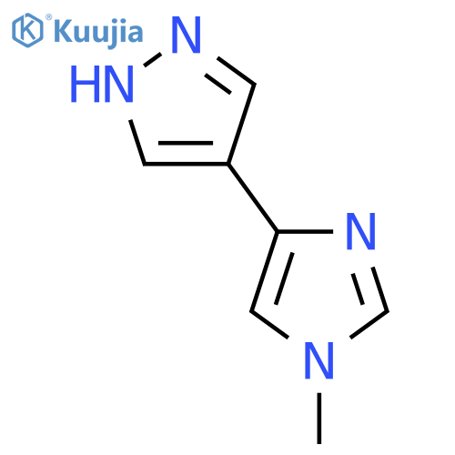 1-methyl-4-(1H-pyrazol-4-yl)-1H-imidazole structure