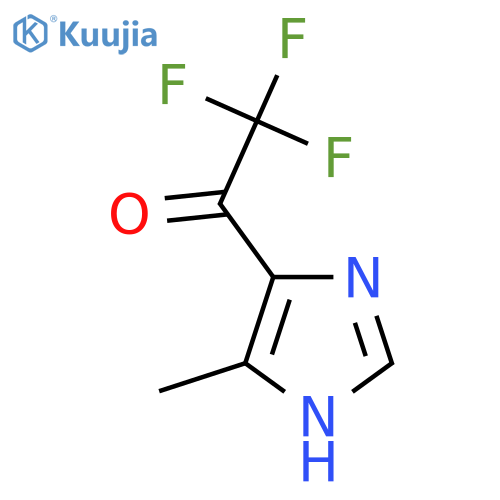 2,2,2-trifluoro-1-(4-methyl-1H-imidazol-5-yl)ethan-1-one structure