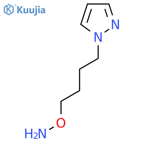 O-4-(1H-pyrazol-1-yl)butylhydroxylamine structure