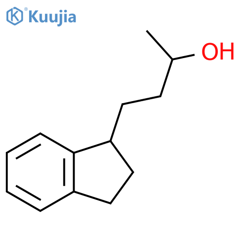 4-(2,3-dihydro-1H-inden-1-yl)butan-2-ol structure