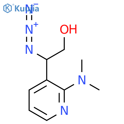 2-azido-2-2-(dimethylamino)pyridin-3-ylethan-1-ol structure