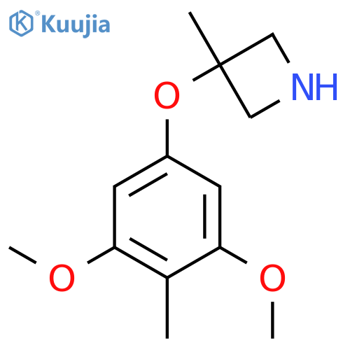 3-(3,5-dimethoxy-4-methylphenoxy)-3-methylazetidine structure