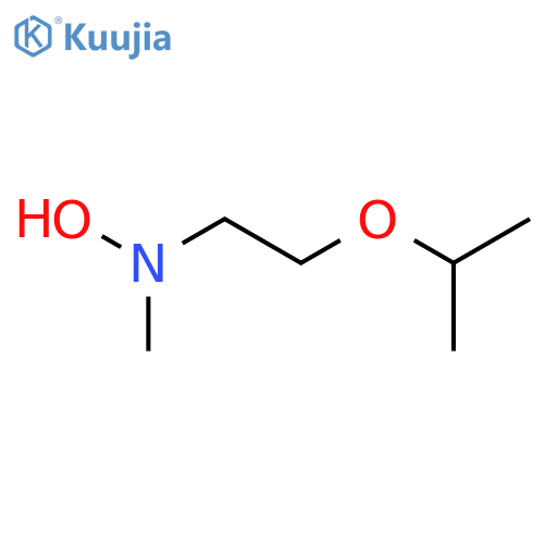 N-methyl-N-2-(propan-2-yloxy)ethylhydroxylamine structure