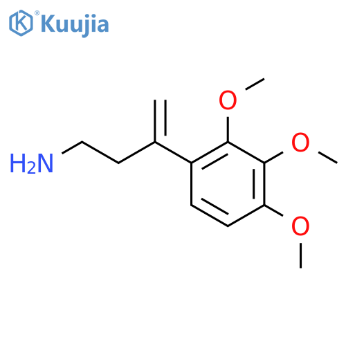 3-(2,3,4-Trimethoxyphenyl)but-3-en-1-amine structure
