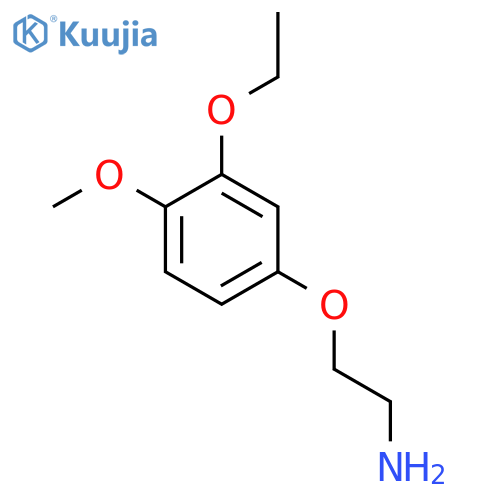 2-(3-ethoxy-4-methoxyphenoxy)ethan-1-amine structure
