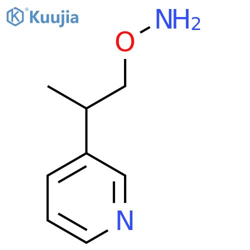 O-2-(pyridin-3-yl)propylhydroxylamine structure