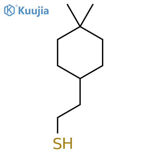 2-(4,4-dimethylcyclohexyl)ethane-1-thiol structure