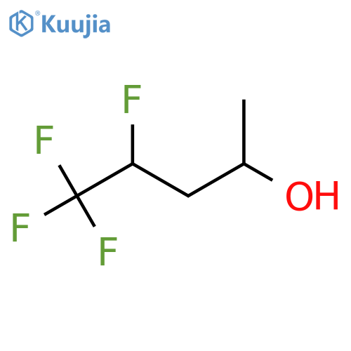 4,5,5,5-Tetrafluoropentan-2-ol structure