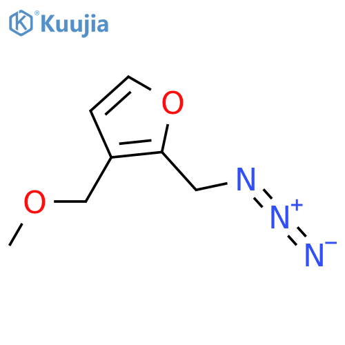 2-(azidomethyl)-3-(methoxymethyl)furan structure